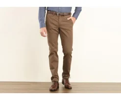 Pantalón chino hombre Chocolate Nigel Ii-Bexley Cheap
