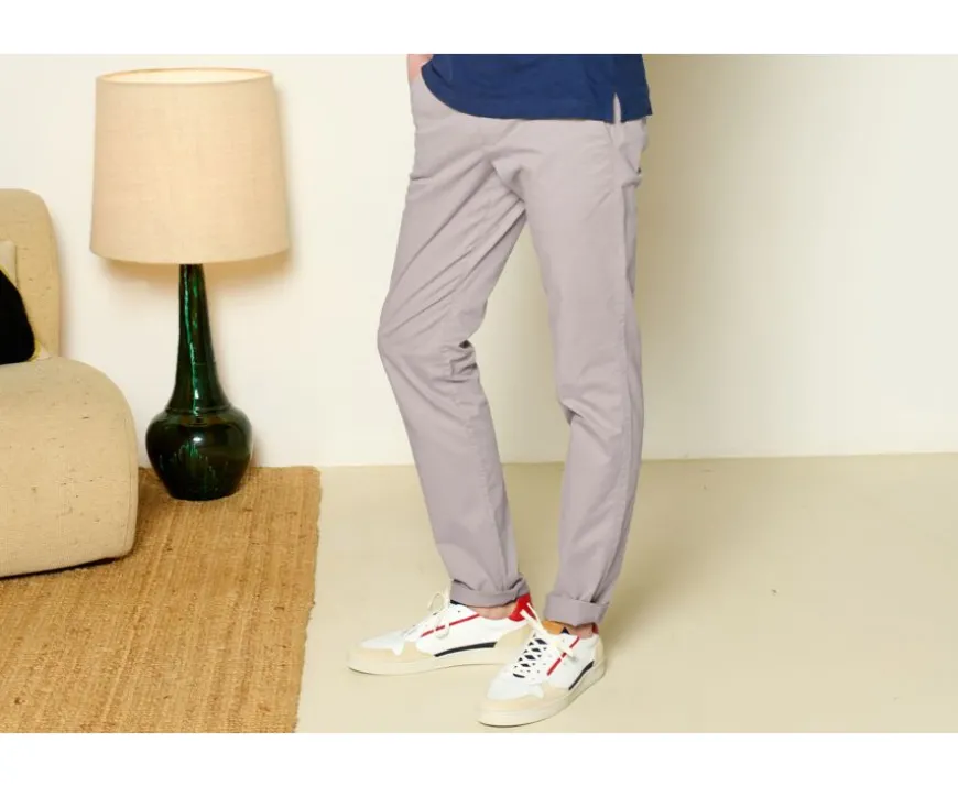 Pantalón chino hombre Greige Oscuro Kyrk-Bexley Shop