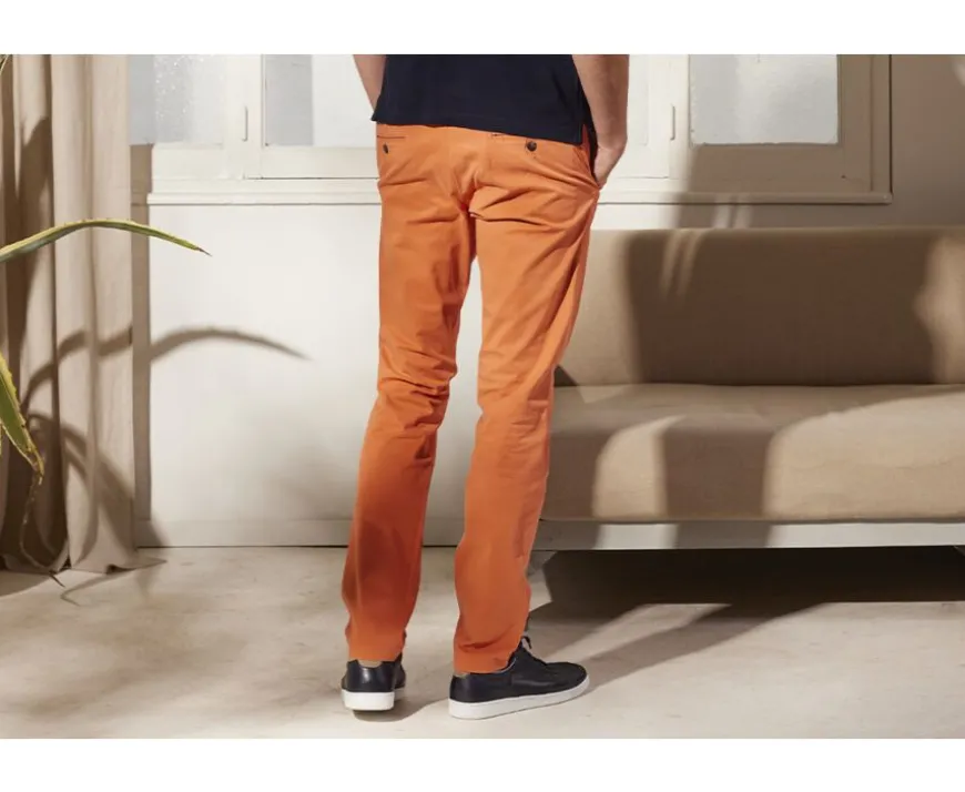 Pantalón chino hombre Naranjo esmerilado Kyrk-Bexley Best