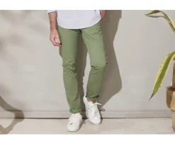 Pantalón chino hombre Verde salvia Kyrk-Bexley Online