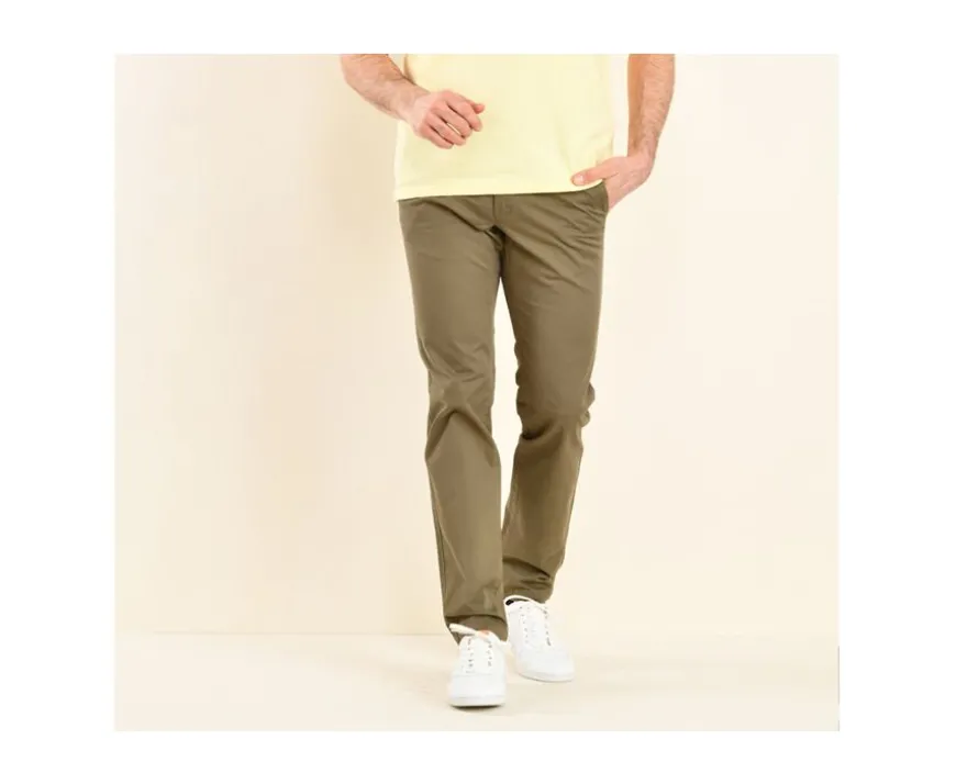 Pantalón chino para hombre Aceituna oscura Kyrk-Bexley Best Sale