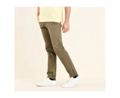 Pantalón chino para hombre Aceituna oscura Kyrk-Bexley Best Sale