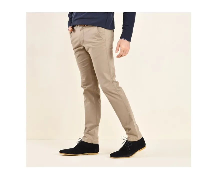 Pantalón chino para hombre Topo claro Kyrk-Bexley Hot