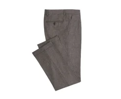 Pantalón de traje casual Espiga topo oscuro Lelian-Bexley Discount