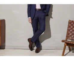 Pantalón de traje de hombre Azul petróleo Lazare-Bexley Fashion