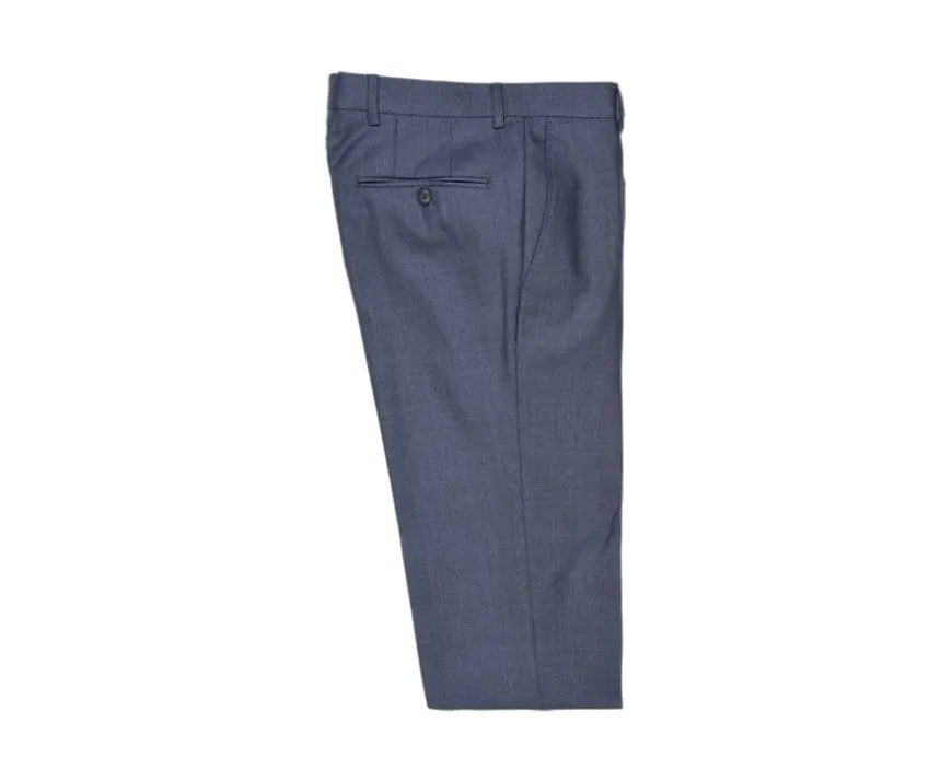 Pantalón de traje de hombre Azul jaspeado Lazare-Bexley Cheap