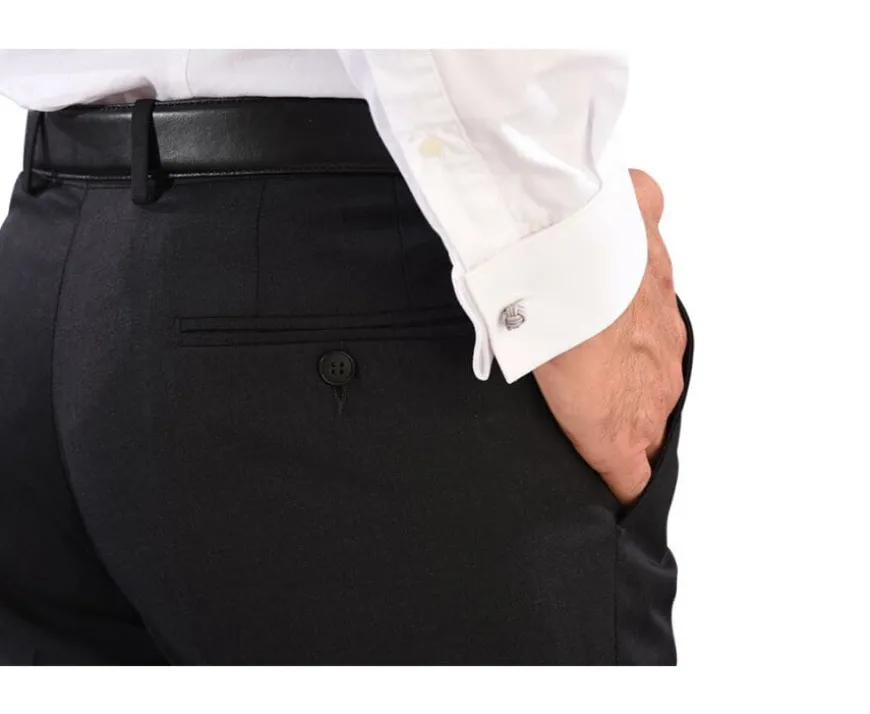Pantalón de traje Gris antracita para hombre Lazare-Bexley Discount
