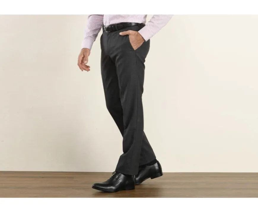 Pantalón de traje Gris oscuro moteado para hombre Lazare-Bexley Online