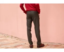 Pantalón de vestir Espiga Caqui Oscuro Lelian-Bexley Best