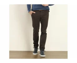 Pantalon chino para hombre Pardo oscuro Nigel Ii-Bexley Fashion