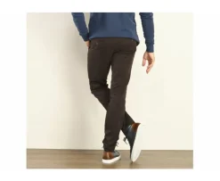 Pantalon chino para hombre Pardo oscuro Nigel Ii-Bexley Fashion