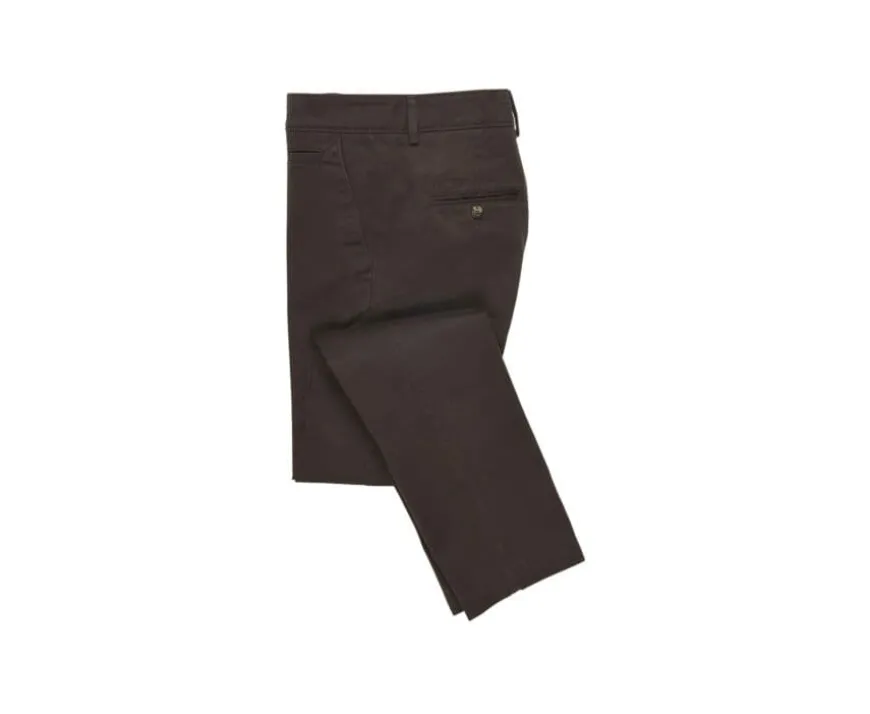 Pantalon chino para hombre Pardo oscuro Nigel Ii-Bexley Fashion