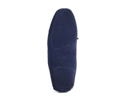 Pantuflas de hombre de ante Azul marino Pantuflas-Bexley Best
