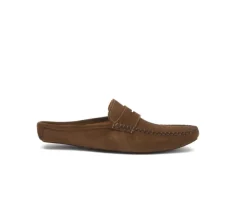 Pantuflas de hombre tipo mulas ante Gamuza-Bexley Outlet