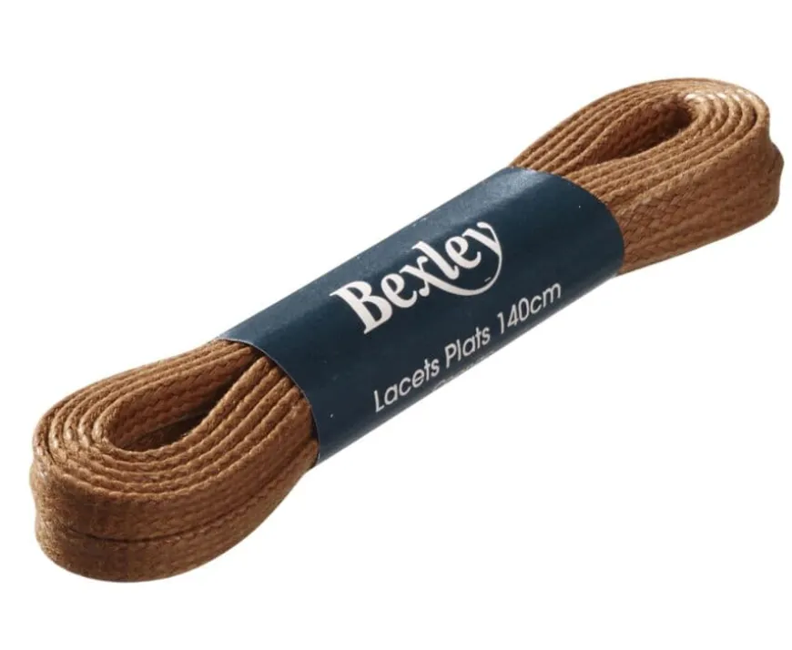 2 pares de cordones Coñac para zapatillas altas-Bexley New