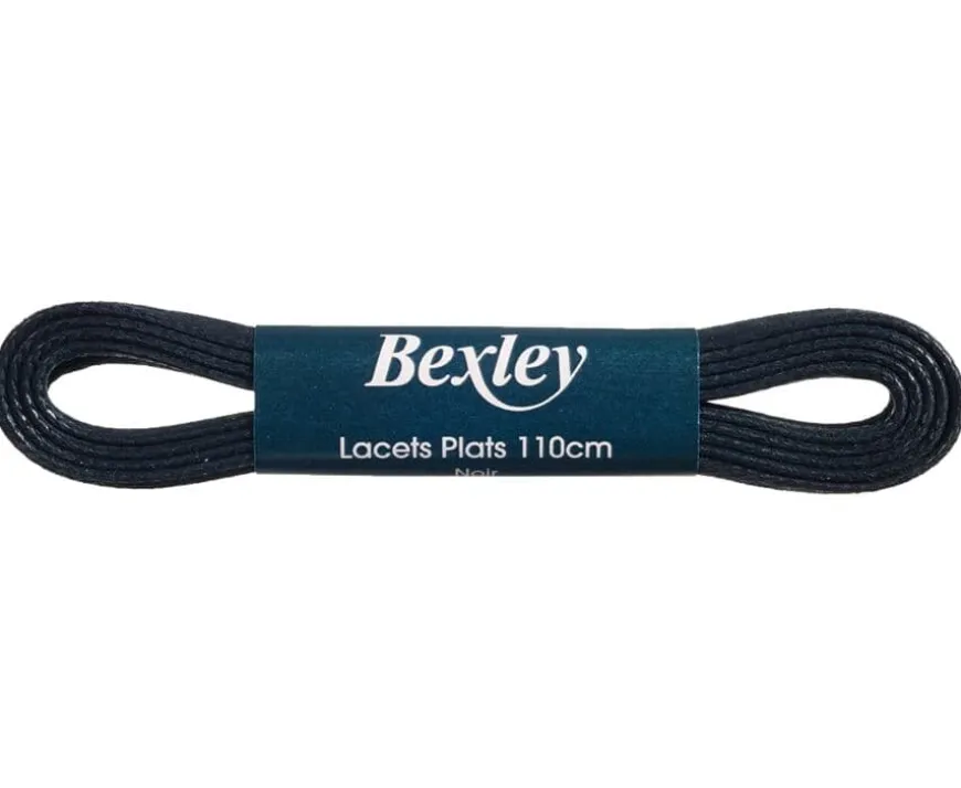2 pares de cordones negros para zapatillas de vestir hombre-Bexley Online