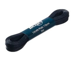 2 pares de cordones negros para zapatillas de vestir hombre-Bexley Online