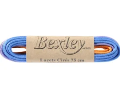 3 pares de cordones para zapatos de vestir - Parma, Azul y Naranja-Bexley Outlet