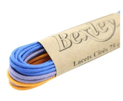 3 pares de cordones para zapatos de vestir - Parma, Azul y Naranja-Bexley Outlet