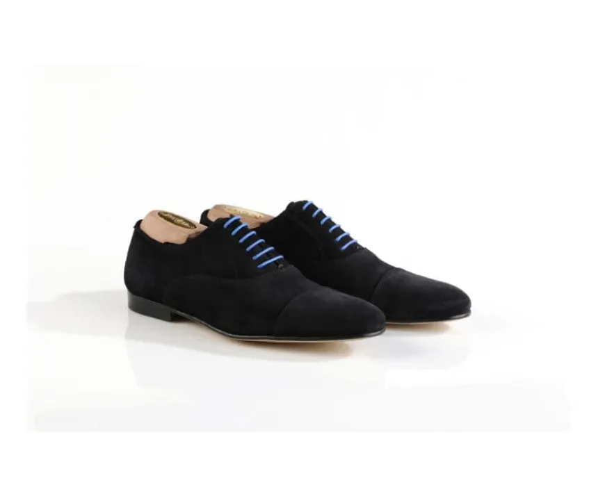 3 pares de cordones para zapatos de vestir - Parma, Azul y Naranja-Bexley Outlet