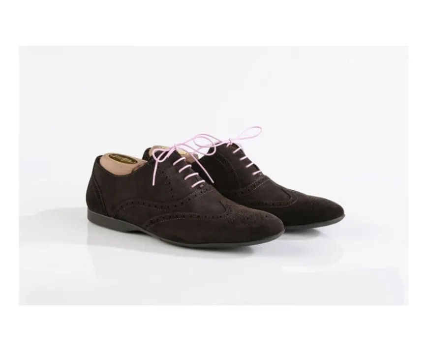 3 pares de cordones para zapatos de vestir - Rojo, gris y rosa-Bexley Cheap