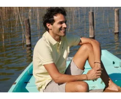 Polo Amarillo pálido para hombre Andy Ii-Bexley Best Sale