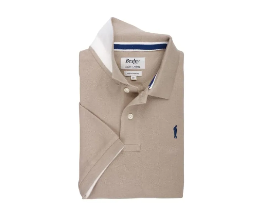 Polo Beige para hombre Andy Ii-Bexley Cheap