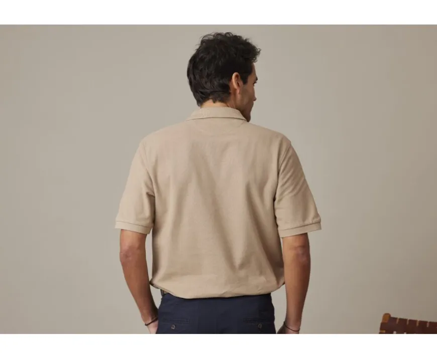 Polo beis para hombre Gareth-Bexley Clearance