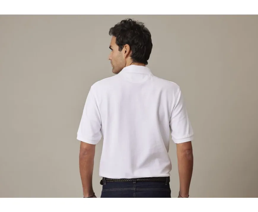 Polo blanco para hombre Gareth-Bexley Hot