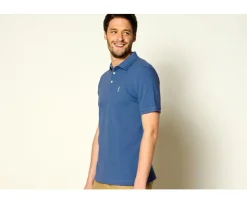 Polo de hombre Azul Acero Adger-Bexley Flash Sale