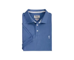 Polo de hombre Azul Acero Adger-Bexley Flash Sale