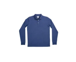 Polo de hombre de manga larga Azul Alec Ii Ml-Bexley Fashion