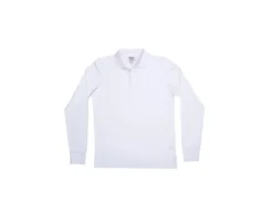 Polo de hombre de manga larga Blanco Alec Ii Ml-Bexley Clearance