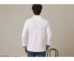 Polo de hombre de manga larga Blanco Aiden Ml-Bexley Online