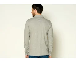 Polo de hombre de manga larga Gris Claro Moteado Aiden Ml-Bexley Cheap