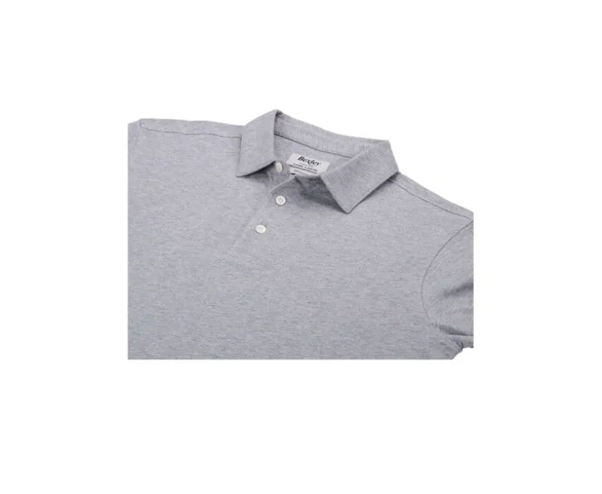 Polo de hombre de manga larga Gris Claro Moteado Aiden Ml-Bexley Cheap
