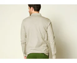 Polo de hombre de manga larga Topo Claro Moteado Aiden Ml-Bexley Outlet