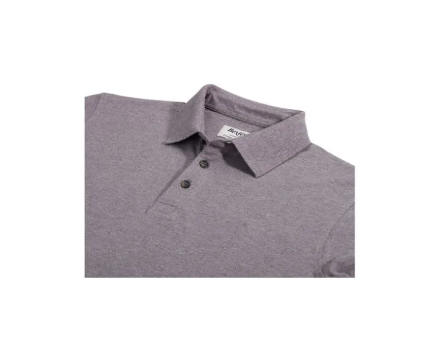 Polo de hombre manga larga Gris Topo Alec Ii Ml-Bexley Outlet