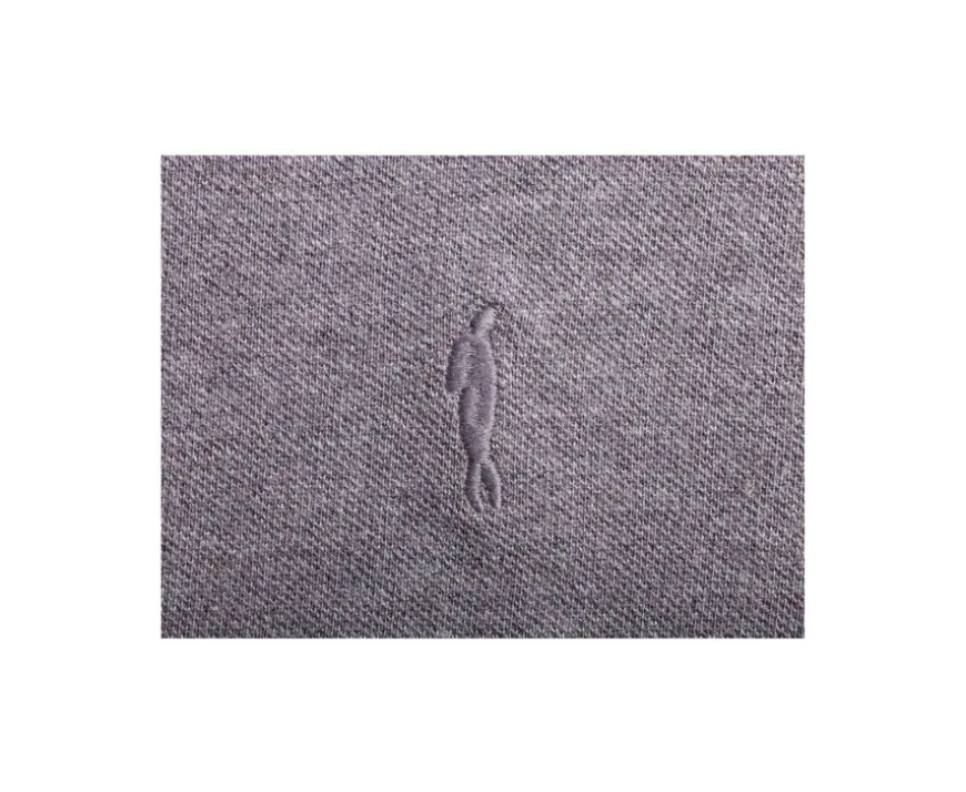 Polo de hombre manga larga Gris Topo Alec Ii Ml-Bexley Outlet