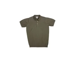 Polo de hombre Verde Caqui Braiden-Bexley Outlet