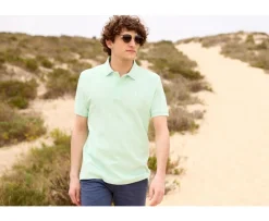 Polo de hombre Verde Pálido Andy Ii-Bexley Flash Sale