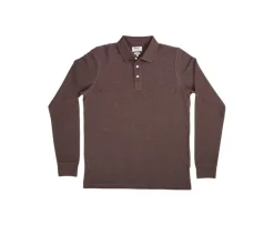Polo de manga larga Chocolate moteado oscuro Alec Ii Ml-Bexley Best