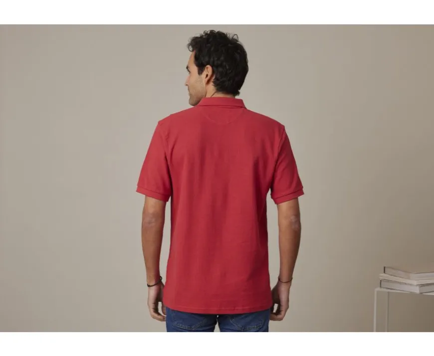 Polo vasco rojo para hombre Gareth-Bexley Shop