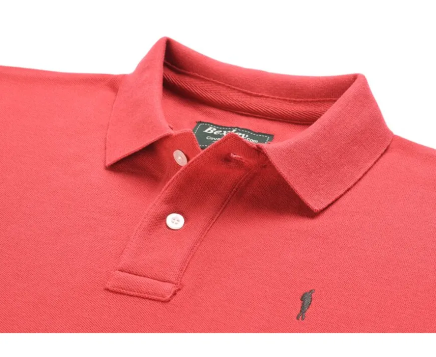 Polo vasco rojo para hombre Gareth-Bexley Shop