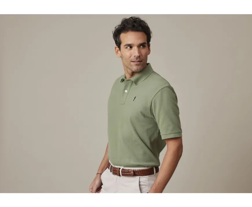 Polo Verde Salvia para hombre Gareth-Bexley Cheap