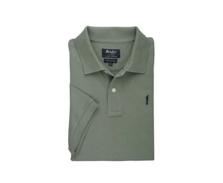 Polo Verde Salvia para hombre Gareth-Bexley Cheap
