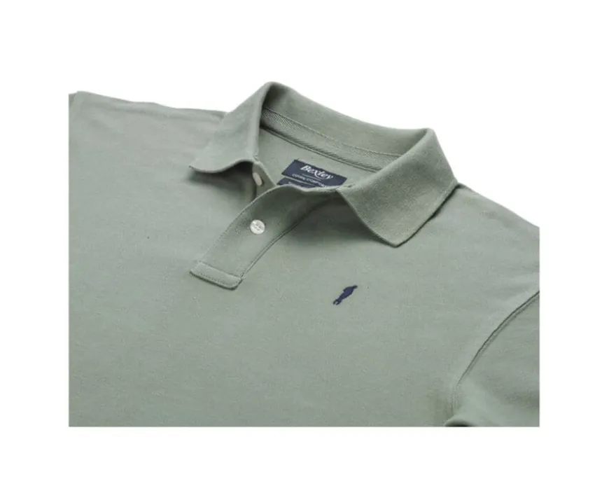 Polo Verde Salvia para hombre Gareth-Bexley Cheap