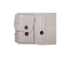 Sobrecamisa de terciopelo Beis claro - Cuello francés Victorin-Bexley Online