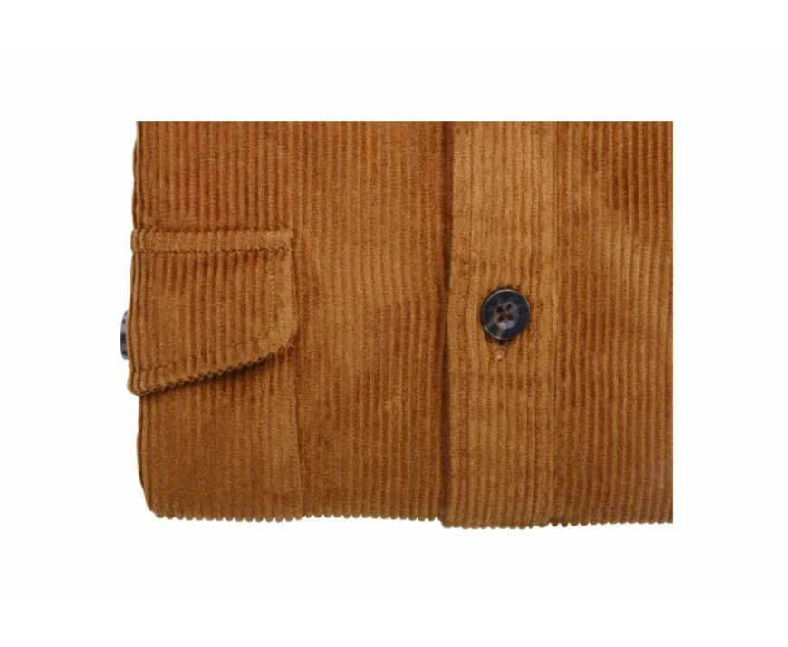 Sobrecamisa de terciopelo Gamuza - Cuello francés Victorin-Bexley Fashion