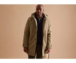 Trenca de hombre acolchada Beis oscuro Aurestilde-Bexley Flash Sale